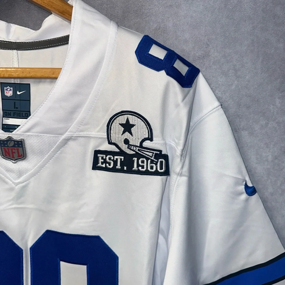 Ceedee Lamb Jersey Dallas Cowboys White Medium #88 Mens Nike Onfield Est 1960 - Picture 3 of 5